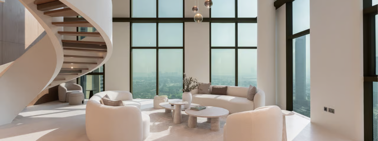 Green Blue and White Minimalist Landscape Desktop Wallpaper (1)