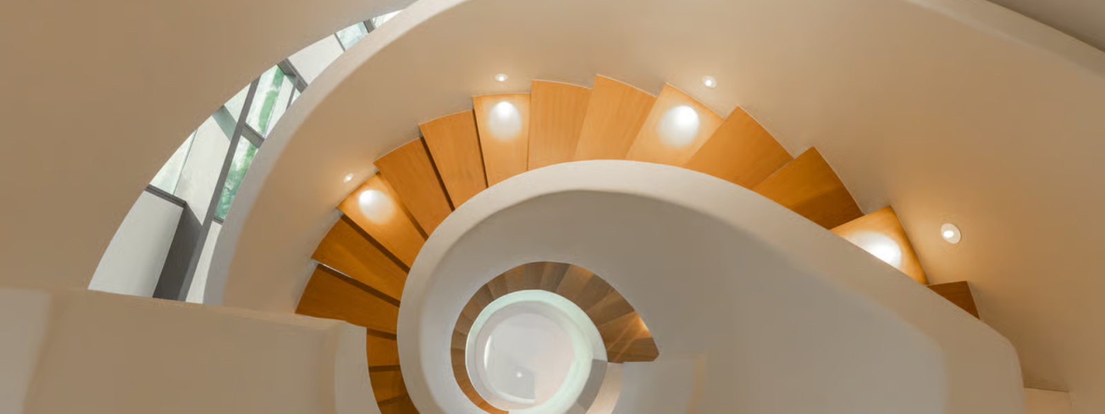 Green Blue and White Minimalist Landscape Desktop Wallpaper